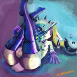 anthro blonde-haired_female blonde_female blonde_hair breasts broodal bunny bunny_ears bunny_girl bunny_tail deepkitsune female gloves hariet_(mario) hat looking_at_viewer mario_(series) nintendo nude nude_female pussy rabbit rabbit_ears rabbit_girl rabbit_humanoid rabbit_tail shortstack smile smiling_at_viewer stockings super_mario_bros. super_mario_odyssey uncensored