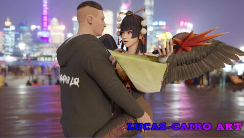 3d dead_or_alive female love male male/female nyotengu tagme