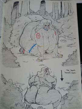 1girls amazon ass bbw big_ass big_breasts breasts bushes chubby chubby_female comic comic_page curvy curvy_body fantasy fat_ass female forest huge_ass huge_breasts large_ass looking_at_viewer milf nature nude on_all_fours overlordzeon plump shaking_ass shaking_butt squatting tattoo trees tribal twerking venus_body voluptuous