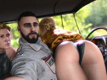 1boy 2girls 3d agent_p-3 android android_girl ass ass_focus athletic athletic_female atomic_heart ballerina big_ass big_breasts big_butt big_thighs blonde_hair bottom_heavy breasts bubble_ass bubble_butt bust busty crown_braid curvaceous curvy curvy_figure digital_media_(artwork) ekaterina_nechayeva eyes female female_focus fit fit_female focus_entertainment gynoid hips hourglass_figure huge_ass huge_breasts humanoid husband husband_and_wife large_breasts left_(atomic_heart) legs light-skinned_male light_skin male male/female mature mature_female mundfish right_(atomic_heart) russian russian_female sergey_alekseyevich_nechayev she_wants_to_order soviet soviet_union straight the_twins_(atomic_heart) thick thick_ass thick_hips thick_legs thick_thighs thighs top_heavy top_heavy_breasts twins voluptuous voluptuous_female waist wide_hips wife word2