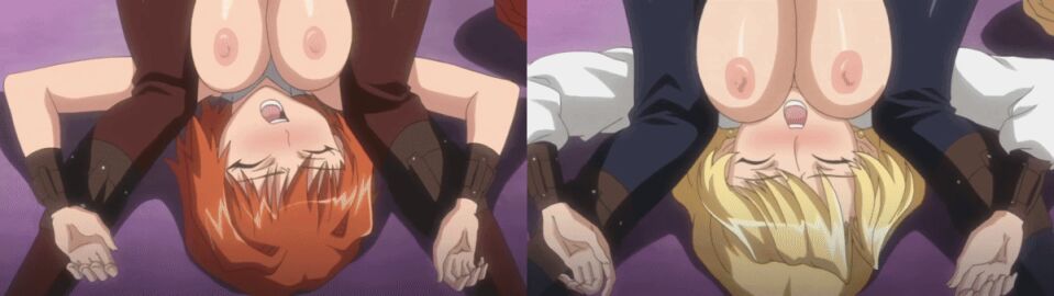 animated futanari intersex masturbation penis sara_scorpion siria_von_bernstein space_pirate_sara stroking_penis uchuu_kaizoku_sara