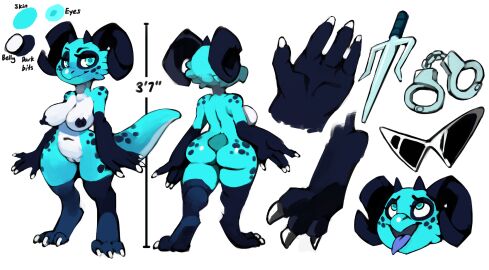 2024 3_toes 4_fingers anthro areola arm_markings ass beak bear big_ass big_breasts big_butt big_hands bittenhard blue_body blue_eyes blue_horn blue_nipples blue_scales blue_spots breasts claws color_swatch countershade_tail countershade_torso countershading cuff_(restraint) digital_media_(artwork) digitigrade english_text eye_roll eyebrows eyelashes eyewear feet female fingers genitals giant_panda handcuffs headshot_portrait hi_res horn hybrid ice kobold leg_markings long_tail looking_at_viewer looking_pleasured mammal markings metal_cuffs model_sheet navel nipples non-mammal_breasts non-mammal_nipples nude open_mouth open_smile portrait pupils pussy reptile restraints scales scalie short_stack smile socks_(marking) solo spots sunglasses tail text thick_tail thick_thighs toes tongue tongue_out tundra_clawthorn unusual_anatomy unusual_eyes unusual_pupils weapon white_body white_claws white_scales wide_hips