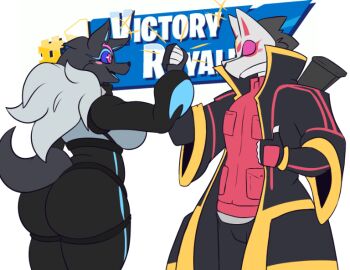 ass big_ass big_breasts breasts bubble_ass bubble_butt dapping_up dewwy_(dewwydartz) dewwydarts dewwydartz epic_games female fortnite fortnite:_battle_royale fortnite_skin furry highwire_(fortnite) huge_ass pack_leader_highwire tagme thick_thighs wide_hips