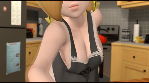 16:9 1boy 1girls animated apron breasts_out_of_clothes cleaning crown kitchen mario_(series) nintendo no_sound princess_rosalina self_upload shorter_than_one_minute sleeping9to5 super_mario_galaxy tagme taken_from_behind thick_thighs thighs unseen_male_face video