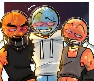 4boys 4males balls biting_lip biting_own_lip blush blush_lines color colored earth gangbang gay gay_male group_sex hanaku_1allover homosexual male male/male male_focus male_only mars oral oral_sex solarballs tagme