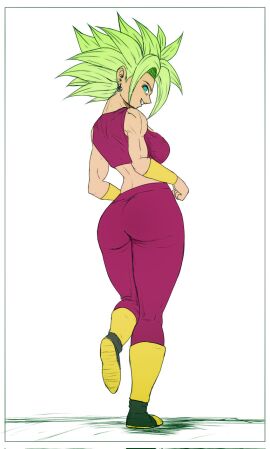 1girls ass ass_focus big_ass big_butt bubble_ass bubble_butt dragon_ball edit edited female ivyneko kefla tagme