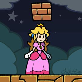 8-bit animated black_eyes blonde_hair breast_expansion breast_growth breast_growth_(enlargement) breasts chabble dress female gif mario_(series) mushroom night night_sky pixel_animation pixel_art princess_peach princess_peach_sprite_redraw_(meme) red_hair retrofication self_upload sprite_art super_mario_bros. super_mushroom transformation transformation_sequence