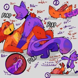 anthro anthro_on_anthro anthro_only canine catnap catnap_(poppy_playtime) critters_(poppy_playtime) dogday dogday_(poppy_playtime) doggy domestic_cat domestic_dog feline furry_only male male/male no_humans orange_fur orange_skin poppy_playtime poppy_playtime_(chapter_3) purple_fur purple_skin sex smiling_critters tagme unclaimed