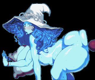 animated elden_ring female intruder_(1391685345) light-skinned_male light_skin live2d male promised_consort_radahn pussy ranni_the_witch starscourge_radahn vaginal_penetration