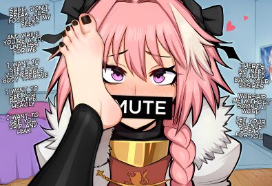 1boy1girl 1femboy1girl 2025 2d absurdres ai_assisted ai_generated artist_self-insert astolfo_(fate) bed bedroom black_clothing black_nail_polish black_nails blush blushing_at_viewer blushing_male bow caption clothed demon demon_girl demoness duo english_text eyebrows eyebrows_visible_through_hair feet female femboy femboy_focus femdom feminine feminine_male findom foot_fetish foot_focus front_view fully_clothed hair_between_eyes hair_intakes hairbow heart_symbol hi_res highres human light-skinned_male light_skin looking_at_viewer looking_pleasured male male/female male_focus malesub nail_polish otoko_no_ko pale_skin pink_eyes pink_hair pink_skirt pov purple_eyes self_upload sex straight streaked_hair succubus text toenail_polish toenails toes trap villainousvicky villainousvicky_(artist) watermark white_hair