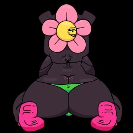 animated battle_for_dream_island braces flower_(bfdi) flower_(horny_jail) infactsmax noapple7403 object_shows sandals twerking underwear