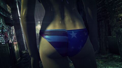 3d american_flag_bikini ass ass_focus deidre_logan edit female flag_bikini hitman hitman_absolution io-interactive screenshot screenshot_edit strip_club stripper video_games wet wet_body wet_skin