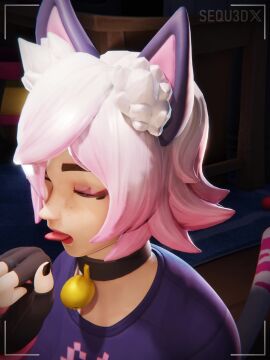 1boy 1girls 3:4 3d 3d_animation animated blowjob cat_ears cat_tail catrin_glitch_(fortnite) collar fellatio female fortnite fortnite:_battle_royale gloves heterochromia light-skinned_female light-skinned_male long_video longer_than_one_minute male no_sound nude oral oral_penetration oral_sex petite petite_body petite_female pink_hair recording recording_video tagme vertical_video video video_games