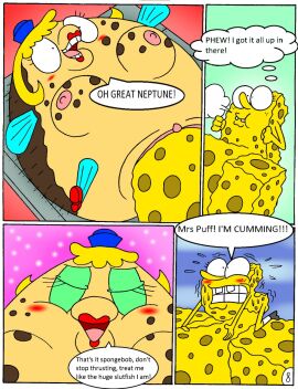 1boy 1girls anthro anthro_on_anthro balls big_balls big_penis blonde_hair blue_hat blush closed_eyes comic desk dialogue duo enormous_balls enormous_penis eyelashes female fish genitals gigantic_balls gigantic_penis hat huge_balls huge_cock indoors interspecies large_balls large_penis larger_female lipstick lying_on_back male male/female marine massive_balls massive_penis mature mature_anthro mature_female mature_male mrs._puff nickelodeon nipples nude nude_anthro nude_female nude_male open_mouth part_8 penis penis_in_pussy pufferfish pussy red_lipstick robot001 sea_sponge sex size_difference small_dom_big_sub smaller_male spongebob_squarepants spongebob_squarepants_(character) teacher teacher_and_student tetraodontiform text text_bubble thought_bubble