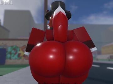 1boy 1femboy animated ass ass_focus balls big_ass enormous_ass fancy_fox_(roblox) femboy fox gay huge_ass male muitetul no_sound public_nudity roblox robloxian shorter_than_one_minute tagme thick_thighs top_hat twerking video walk_cycle