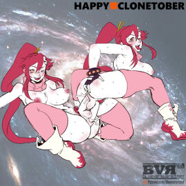 2futas blueversusred breasts clone clonetober duo full-package_futa futa_on_futa futa_only futanari human intersex light_skin mutual_impregnation mutual_orgasm mutual_penetration nude pussy red_hair selfcest tagme tengen_toppa_gurren_lagann vaginal_penetration yoko_littner