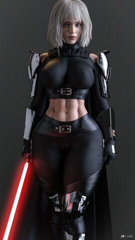 1girls 3d 3d_render abs alternate_version_available armor armored_boots armored_female belt belt_buckle blue_eyes bottomwear braid braided_hair cape celebrity cga3d child_bearing_hips clothed clothed_female clothing curvaceous curvaceous_female curvaceous_figure curves curvy curvy_body curvy_female curvy_figure curvy_hips curvy_thighs erect_nipples erotichris female female_focus female_only fit fit_female footwear front_view holding_object holding_weapon hourglass_figure ivanna_sakhno knee_pads light-skinned_female light_skin looking_at_viewer mostly_clothed navel nipples pale-skinned_female pale_skin patreon_logo shin_hati short_hair shoulder_pads simple_background skin_tight skindentation solo solo_female solo_focus standing star_wars thick_thighs tied_hair toned toned_body toned_female topwear watermark weapon wide_hips