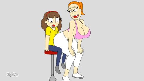 1futa 1girls 2d 2d_animation artisgreat buttjob female futanari morty_smith outercourse rick_and_morty summer_smith tagme video white_leggings