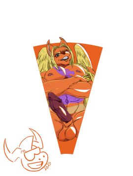 anthro balls canid canine capcom color_wheel_challenge fox genitals hi_res male mammal mr.brapion muscular nipples penis reptile scalie snake solo street_fighter tattoo vega_(street_fighter) wings