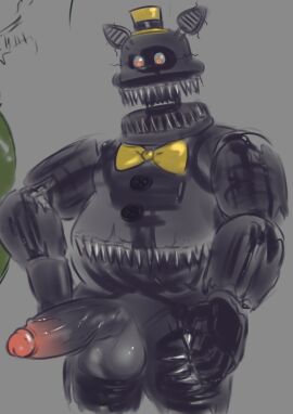 1boy 2023 anthro anthro_focus anthro_only balls bear big_balls big_cock big_penis big_testicles boner bow_tie bowtie canon_appearance claws completely_nude endoskeleton erect_penis erection exposed_endoskeleton fangs finger_claws five_nights_at_freddy's five_nights_at_freddy's_4 foreskin furry furry_male furry_only glans headgear headwear huge_balls huge_cock huge_testicles humanoid_genitalia humanoid_penis male male_anthro male_focus male_only mammal mammal_humanoid monster nightmare nightmare_(fnaf) nude nude_male penile penis penis_focus penis_out retracted_foreskin scottgames sharp_teeth sketch solo solo_anthro solo_focus solo_in_panel solo_male stomach_mouth testicles top_hat tugfx8 uncircumcised ursid ursid_humanoid vein veiny_penis