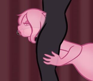 1boy 1girls animated animated_gif anthro big_breasts blowjob breasts color deepthroat diana_rayablanca duplicate eyeshadow fellatio female ghost ghost_girl heart heart-shaped_pupils heart_eyes large_breasts male oral oral_sex pink_body pink_hair reverse_blowjob reverse_fellatio skelly_doll unseen_male_face