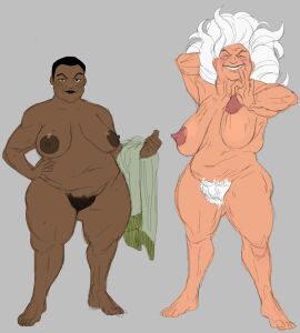 2024 2girls amanda_waller areola areolae barefoot bbw belly big_areola big_areolae big_breasts big_nipples black_eyes black_hair black_pubes black_pubic_hair blush breast_lifted_by_nipple breasts brown_areola brown_areolae brown_body brown_nipples brown_skin closed_eyes completely_naked completely_nude curved_eyebrows dark-skinned_female dark_areola dark_areolae dark_nipples dark_skin dc dc_comics digital_drawing_(artwork) digital_media_(artwork) driftwood97 duo ear_piercing ear_ring earrings elderly_female eyebrows fat fat_female feet female female_only fingers front_view gilf granny granny_goodness grey_background hair hand_behind_head hand_on_hip hand_on_own_hip light-skinned_female light_skin lips looking_at_viewer mature mature_female milf monotone_background multiple_females multiple_girls naked naked_female nipple_play nipple_pull nipples nude nude_female older_female overweight overweight_female piercing pink_areola pink_areolae pink_nipples pose pubes pubic_hair sagging_breasts short_hair simple_background smile smiling smiling_at_viewer standing suicide_squad the_new_gods thick_thighs toes ugly_bitch ugly_female white_body white_hair white_pubes white_pubic_hair white_skin wrinkles
