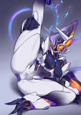 1girls anthro ass ass_cleavage big_ass big_penis blush blushing breasts fat_ass fat_thighs feet feet_out_of_frame female futa_only futa_sans_pussy futanari humanoid intersex lanz_(xenoblade) large_breasts leg_out_of_frame leg_up legs_up monster_girl one_leg_up ouroboros_(xenoblade) penis pochincoff purple_anus purple_pussy purple_skin robot sena_(xenoblade) sitting sitting_on_ground sweat sweating thick_ass thick_legs thick_thighs thighhighs thighs veiny_penis visible_nipples wide_hips xenoblade_(series) xenoblade_chronicles_(series) xenoblade_chronicles_3 yellow_eyes