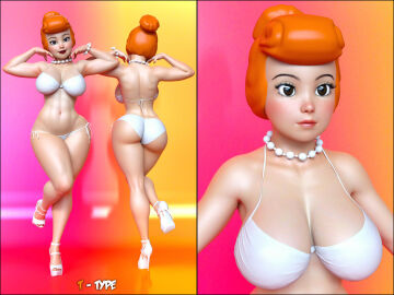 1girls 3d ass big_ass big_breasts breasts bust busty cavewoman curvaceous curvy curvy_figure female female_focus hanna-barbera high_heels hips hourglass_figure huge_ass huge_breasts large_ass large_breasts legs light-skinned_female light_skin mature mature_female milf mother platform_heels slim_waist the_flintstones thick thick_hips thick_legs thick_thighs thighs top_heavy urqqurqq voluptuous waist wide_hips wilma_flintstone