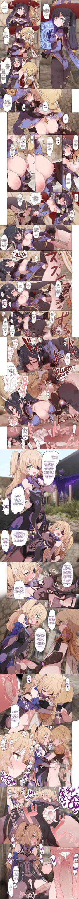 1boy 2d 2d_(artwork) 2d_artwork 2girls aether_(genshin_impact) after_sex ahe_gao aqua_eyes armpit_fetish armpit_sniffing armpits ass ass_grab bar_censor bed_sheet big_penis black_hair blonde_hair blue_eyes blue_leotard blush bouncing_breasts breast_grab breasts breasts_out censored cleavage clitoris closed_eyes clothed_sex clothing color comic comic_page comic_strip cross_section cum cum_drip cum_dripping cum_dripping_from_penis cum_dripping_out_of_pussy cum_in_pussy cum_in_uterus cum_in_womb cum_inside cum_leaking cum_leaking_out_of_pussy detached_sleeves dialogue doggy_style ejaculation ejaculation_while_penetrated english_text erect_clitoris erect_nipples erection eyelashes eyewear fallopian_tubes fantasy female female_pervert femsub fertilization fischl_(genshin_impact) french_kiss from_behind fur_collar genshin_impact grabbing_from_behind green_eyes handjob handkerchief heart heart-shaped_pupils heater heavy_breathing highres holding_hands horny horny_male huge_cock hugging imminent_impregnation imminent_sex imminent_vaginal impregnation in_heat interlocked_fingers internal_cumshot internal_view jewelry kissing large_penis leaking leaking_cum legs_together leotard leotard_aside long_hair looking_at_viewer looking_pleasured male male/female maledom moaning mona_(genshin_impact) multiple_creampies nipple_licking nipple_play nipple_tweak nipples nipples_visible_through_clothing nun open_mouth ovaries ovum penetration penis pink_nipples pussy pussy_juice rolling_eyes saliva sex small_breasts small_but_hung smelling sniffing source_request speech_bubble sperm_cell spoken_heart spread_legs spread_pussy standing straight sumiyao_(amam) sweat tears text text_bubble thighlet thought_bubble torn_clothes torn_legwear twintails uncensored uterus vaginal_insertion vaginal_penetration vaginal_sex veiny_penis wide_eyed x-ray