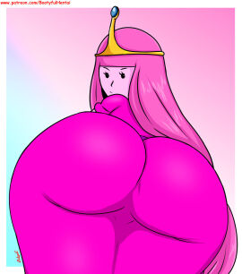 adventure_time ass ass_bigger_than_head ass_focus ass_in_dress big_ass butt butt_focus close-up close-up_ass close_up close_up_ass close_up_view closeup closeup_view cute female female_only huge_ass princess_bubblegum solo solo_female