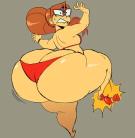 1girls ass ass_body ass_cleavage beach big_ass big_butt bikini bikini_bottom bikini_top bottom_heavy breasts crab elpiromanias fat_ass female ginger glasses huge_ass hyper_ass kindergarten_(game) kindergarten_3 ms._lovelett nerd nerdy_female orange_hair pawg phat_ass red_bikini red_bikini_bottom red_bikini_top shocked_expression small_breasts swimsuit teacher thick_thighs thicker_than_a_bowl_of_oatmeal voluptuous voluptuous_female