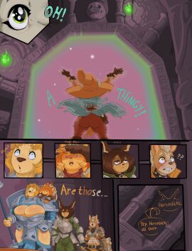 2024 :< abs ahoge animal_genitalia animal_penis anthro armor ass axe bag barrier belt belt_collar big_ass big_butt big_hat bird_dog blonde_hair blue_eyes blush bodily_fluids borzoi bottomwear breastplate breasts brown_body brown_fur brown_hair brown_nails canid canine canis cargo_pants carrying_another cleavage close-up clothed clothing collar colored_nails comic dialogue dobermann dog_knight_rpg domestic_dog dreamy_pride dungeon ellipsis english_text equine_genitalia equine_penis female fingerless_gloves floppy_ears fur gauntlets genitals gloves golden_retriever greaves green_eyes grey_hair group hair handwear herding_dog hi_res holding_object holding_weapon humanoid_hands hunting_dog inner_ear_fluff inside jeane_(ceehaz) knight lance long_hair maci_(ceehaz) male mammal melee_weapon midriff mohawk muscular muscular_female nails navel nix_(ceehaz) open_mouth orange_body orange_eyes orange_fur orange_hair orinette_(ceehaz) pants pastoral_dog pauldron pawpads penis phallic pillar pillars pinscher polearm pomeranian pouches question_mark rear_view retriever rory_(ceehaz) runes scarf sculpture shield short_hair shorts sighthound size_difference speech_bubble spiked_collar spikes spitz standing sweat sweatdrop tail tail_motion tailwag text tuft vambrace vein warrior weapon welsh_corgi white_body white_fur white_hair wide_eyed yellow_body yellow_eyes yellow_fur