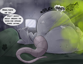 2anthro 2girls anal_vore anthro big_ass big_butt blossonflower dominant domination fart fart_cloud fart_fetish fart_torture farting farting_on_another fat_ass fat_butt female female_only huge_ass huge_butt mouse mouse_ears mouse_girl musk musky musky_ass musky_butt rat rat_girl rat_tail size_difference smelly steam steaming_body stinky stinky_ass struggling struggling_prey sweat sweatdrop sweating sweaty sweaty_ass sweaty_butt trapped trapped_in_butt vore watching_tv