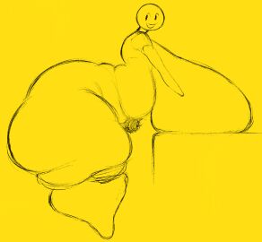 1girls 2024 2d 2d_(artwork) ass bbw bent_over big_ass breasts breasts_on_table chubby chubby_female cumlord cumlord_(artist) curvaceous curvy curvy_figure featureless_breasts female female_focus gigantic_ass gigantic_breasts gigantic_thighs happy huge_ass huge_breasts huge_thighs hyper hyper_ass hyper_breasts just_coffee large_ass looking_back mature_female rough_sketch side_view sketch smile solo solo_focus thick_thighs voluptuous wide_hips yellow_background