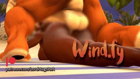 3d anal anal_sex animated anthro ass balls beach big_ass big_balls big_butt big_penis deer dominant dominant_male duo felid female genitals male male/female mammal pantherine penetration penis prone_bone rough_sex sex size_difference summer thick_thighs tiger wind.fy