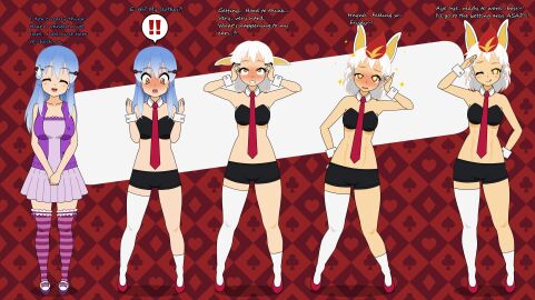1girls ?! anthro ball_(object) big_breasts blush breast_expansion breast_growth breast_growth_(enlargement) breasts cinderace dialogue female female_focus female_only football_ball hi_res human human_to_anthro kisekae lagomorph mammal navel nintendo nipples open_mouth paintednecroz pokemon pokemon_(species) pokémon_(species) pussy red_eyes red_hair red_nose sequence simple_background solo solo_female solo_focus species_transformation spiral_eyes teeth transformation video_games white_body