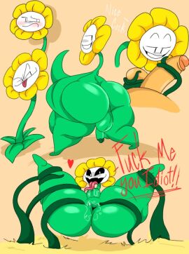 2boys 2d :3 anthro artist_request asking_for_sex auto_balls_lick autoanilingus autofellatio balls ballsack blush cock dick english_text erection femboy flower flowey_the_flower foreskin gay green_skin heart humanoid_penis male male_only male_pov name_calling nice_cock_bro partial_male partially_retracted_foreskin penis plant retracted_foreskin saliva scrotum smooth_penis spread_legs tagme_(artist) talking testicles text tongue tongue_out uncircumcised uncut undertale undertale_(series) yelling