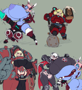 4girls adepta_sororitas arguing armor armored armored_female artificial_intelligence ass balls beer_mug big_ass big_balls big_breasts big_dildo blonde_hair bolt_gun bolter breasts breasts_bigger_than_head breasts_pressed_against_another breasts_pressed_against_partner breasts_squeezed_together brü bubble_ass bubble_butt child_bearing_hips dildo drinking drinking_cup drinking_glass drone drones female female_only fighting floating green_eyes gun hooves hovering huge_breasts huge_dildo hyper hyper_balls hyper_breasts imperium_of_man impractical_armor imric1251 kin_(leagues_of_votann) leagues_of_votann male mug multiple_females multiple_girls nose_piercing paragon_warsuit piercing plasma_gun plasma_rifle pointy_ears post-human power_armor red_eyes red_eyeshadow scar scar_on_face servo-skull sex_toy shortstack sister_of_battle skimpy skimpy_armor skimpy_clothes squat_(40k) strap-on strapon suit tau thick_thighs unusual_dildo unusual_sex_toy unusual_strap-on warhammer_(franchise) warhammer_40k whip white_hair wide_hips