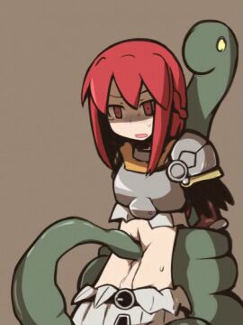 1boy creature cum_from_navel defeated drooling eyes_wide_open female groan moaning monster navel_fetish navel_fuck navel_penetration navel_sex nns_(sobchan) restrained swallowing sweat tentacle tentacle_in_navel tentacle_penetration tentacle_sex wide_eyed