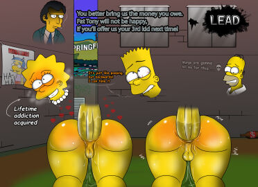 1girls 20th_century_fox 20th_century_studios 5boys aged_up ahe_gao anon ass bart_simpson big_ass bisexual both_sexes_in_same_situation female gay homer_simpson lisa_simpson male male_and_female_subs skull_head straight the_simpsons yellow_body