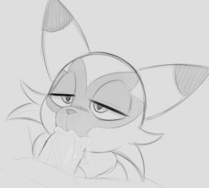 ambiguous_focus ambiguous_gender ambiguous_penetrated animal animal_fucking anthro anthro_focus anthro_penetrated arteficialtrees balls bestiality bodily_fluids cheek_tuft close-up close_up close_up_view closeup closeup_view cum cum_from_mouth cum_in_mouth cum_inside cum_on_own_penis cum_on_penis cum_on_self duo erection faceless_character faceless_male facial_tuft fellatio feral floragato fur generation_9_pokemon genital_fluids genitals greyscale half-closed_eyes human human_on_anthro human_penetrating human_penetrating_anthro interspecies kitty leaking_cum looking_up_at_partner male male/ambiguous male_on_feral male_penetrating male_penetrating_ambiguous mammal markings monochrome narrowed_eyes nintendo nude oral oral_penetration penetration penile penis pokemon pokemon_(species) sex simple_background sketch solo_focus spread_legs spreading tuft vein veiny_penis zoophila