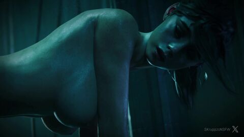 1boy 1girls 3d 4k anal anal_sex anonymous_male blender female glory_hole half-life_2 indoors inflation male nude penis ponytail prostitution schwarz_kruppzo sci-fi sound tagme video