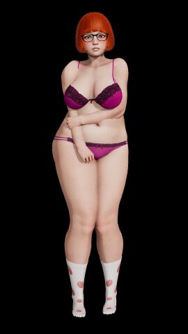 1girls bra breasts female hashmakestrash honey_select lingerie nina_(hashmakestrash) panties tagme