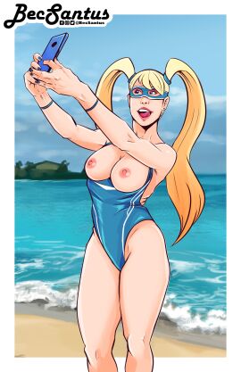 2d becsantus breasts busty female female_focus female_only hourglass_figure rainbow_mika street_fighter tagme wide_hips