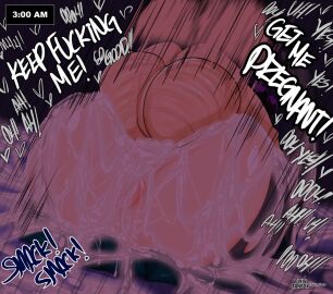 1boy 1girls absurdly_lengthy_sex asshole balls balls_deep cheating cum cum_in_pussy cum_inside excessive_cum fake_face female huge_ass huge_balls male mating_press minoru_mineta my_hero_academia ntr ochako_uraraka penetration purple_hair pussy ripped_pantyhose school_uniform sex straight text