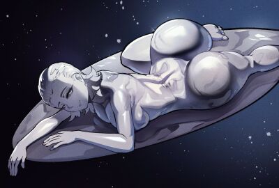 1girls big_ass big_butt bubble_ass bubble_butt fantastic_four fantastic_four:_first_steps female female_focus female_only jamesloves_art large_ass large_butt marvel marvel_comics shalla-bal silver_surfer silver_surfer_(shalla-bal)