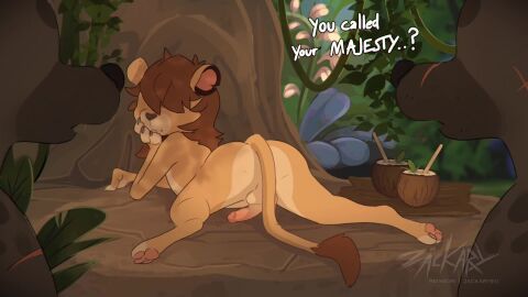 3boys anal anthro anthro_on_anthro anthro_penetrated anthro_penetrating anthro_penetrating_anthro ass balls brown_hair continue_after_cum cum cum_drip cum_in_ass cum_in_mouth cum_inside cum_overflow cumflation cumming_while_penetrating english_text fellatio furry gangbang gay gay_sex hair_over_eyes hand_on_another's_head hyena interspecies jungle larger_male lion longer_than_30_seconds male male_only male_penetrated male_penetrating male_penetrating_male mane missionary_position mmm_threesome multiple_boys open_mouth oral oral_sex outdoor_sex outdoors penis penis_in_ass penis_size_difference scars sex sex_from_behind size_difference small_penis smaller_male sound spicygaydog_(va) spitroast stomach_bulge tagme threesome tongue tongue_out video yaoi zackary911