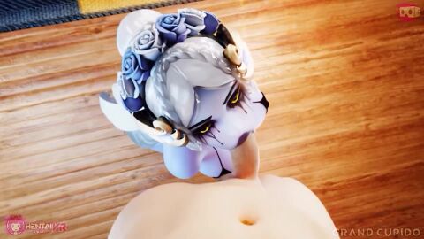 3d 3d_render animated ass blender_(software) blue_skin bodily_fluids breasts clothing colored_skin fellatio female genital_fluids ghostly_bride_widowmaker grand_cupido h264_(codec) hantaudio has_audio hentaivr huge_breasts large_breasts male mp4 oral overwatch penis pov semen sex swimsuit tagme video vr widowmaker_(overwatch)