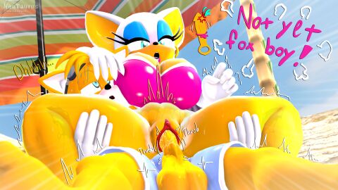 3d 3d_(artwork) 3d_model absurd_res age_difference anthro bat beach big_breasts big_penis breasts canid canine duo female fox genitals hi_res kabalmystic male male/female mammal miles_tails_prower mobian mobian_(species) mobian_bat neotaurus older_female penis rouge_the_bat rouge_the_bat_(kabalmystic) sega sonic_(series) sonic_adventure_2 sonic_the_hedgehog_(series) tails tails_the_fox tails_the_fox_(kabalmystic) younger_male