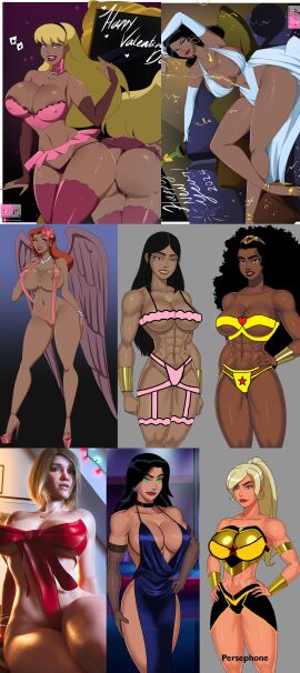 amazonian dc donna_troy galatea ghostlessm hawkgirl ibnalxuffasch94 injustice_2 justice_league_unlimited kara_zor-el nubia peng_deilan persephone power_girl_(injustice_2) supergirl zatanna_zatara
